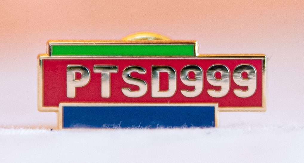 BK7MerchPics (81 of 92) PTSD999 Pin Badge