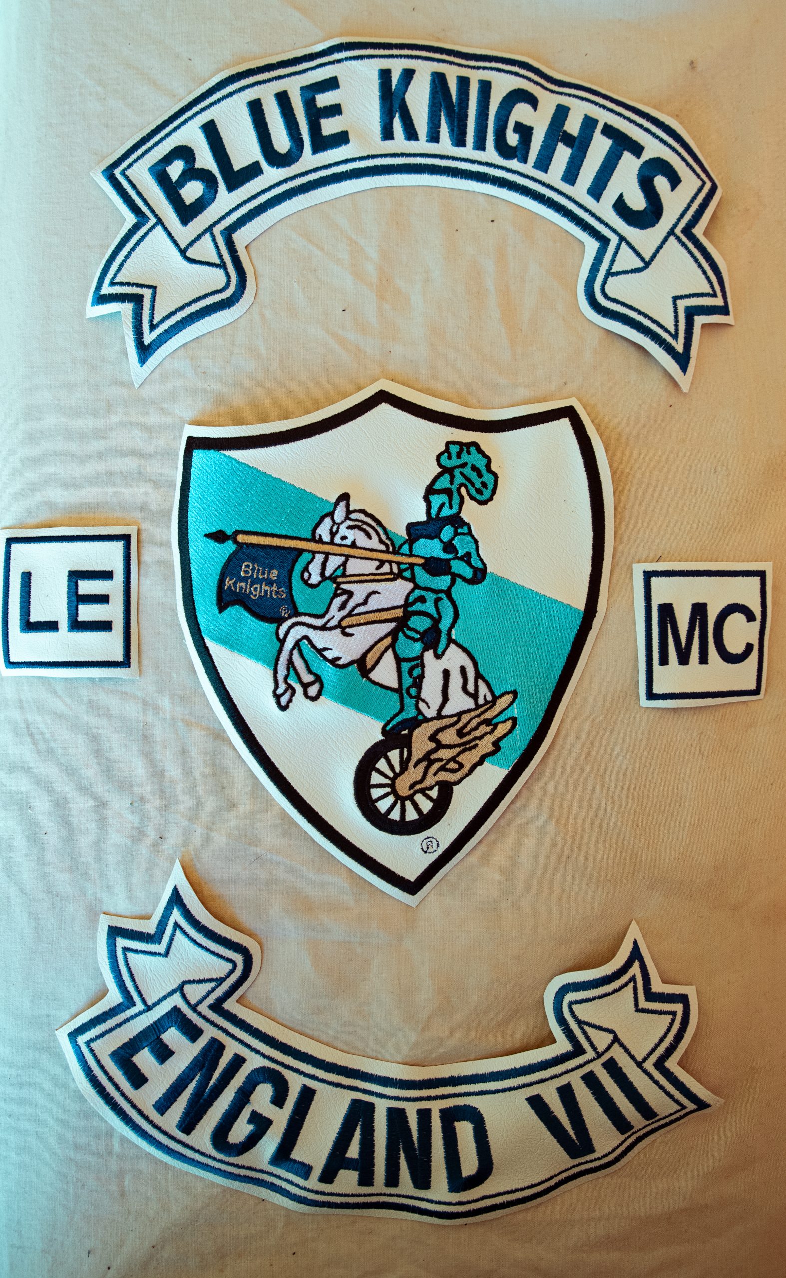 BK7MerchPics (83 of 92) ENGLAND VII FULL BACK PATCH, FRONT SHIELD & ENGLAND VII BAR SET