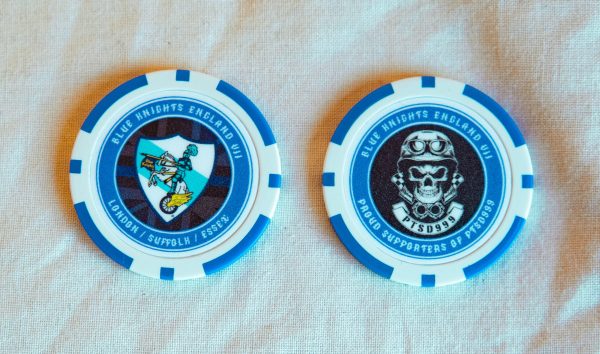 ENGLAND VII POKER CHIP PTSD999 EDITION