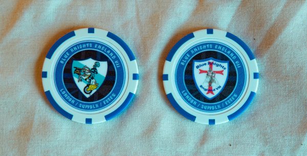 ENGLAND VII POKER CHIP